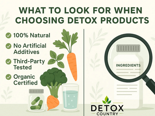 What to Look for When Choosing Detox Products: Purity and Ingredients Matter