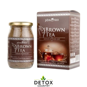 Brown Tea in Jar